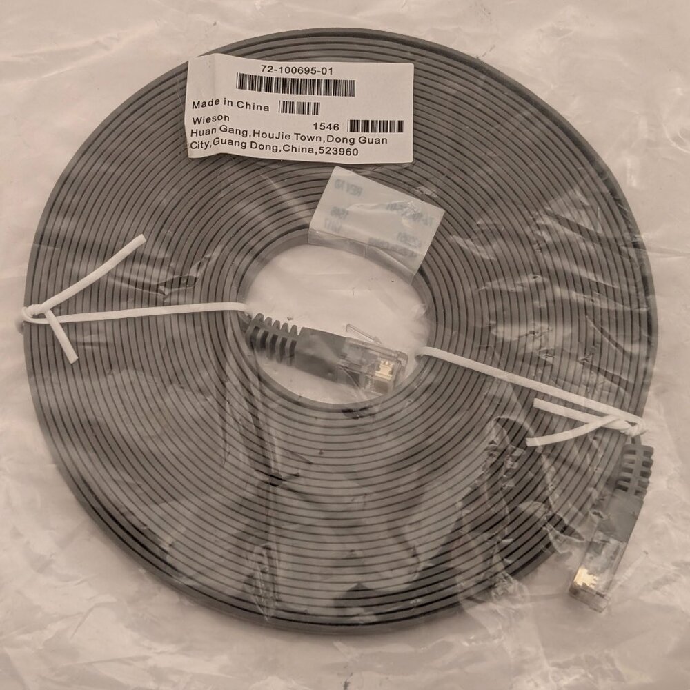 CISCO Cat 6 Flat Ethernet Cable | 26FT / 8M | 72-100695-01 | NEW